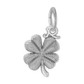 Rembrandt Sterling Silver Four Leaf Clover Accent Charm