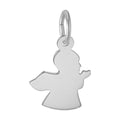 Rembrandt Sterling Silver Small Guardian Angel Charm