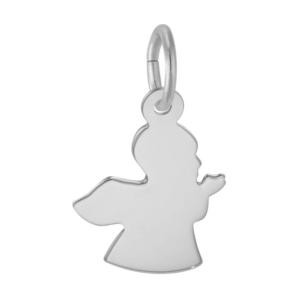 Rembrandt Sterling Silver Small Guardian Angel Charm