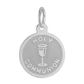 Rembrandt Sterling Silver Petite Holy Communion Disc Charm