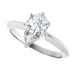14KW Natural Diamond Pear Shape Solitaire Engagement Ring