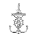 Rembrandt Sterling Silver Mariners Cross Charm
