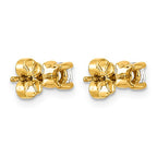 14KY Natural Diamond Stud Earrings