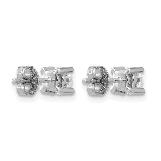 14KW Natural Diamond Stud Earrings
