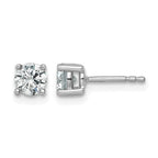 14KW Natural Diamond Stud Earrings