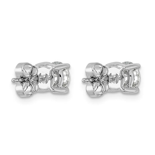 14KW Natural Diamond Stud Earrings