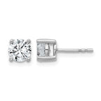 14KW Natural Diamond Stud Earrings