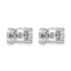 14KW Lab Grown Diamond Stud Earrings.