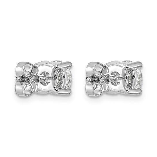 14KW Natural Diamond Stud Earrings