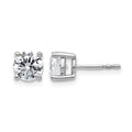 14KW Lab Grown Diamond Stud Earrings.
