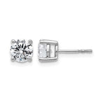 14KW Lab Grown Diamond Stud Earrings.
