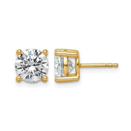14KY Lab-Grown Diamond Stud Earrings