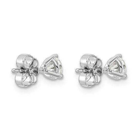 14KW Natural Diamond Stud Earrings