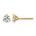14KY Natural Diamond Stud Earrings
