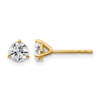 14KY Natural Diamond Stud Earrings