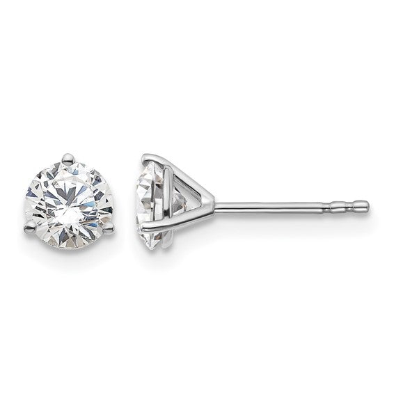 14KW Natural Diamond Stud Earrings