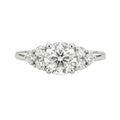 14KW Natural Round Diamond Engagement Ring
