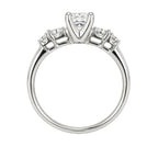 14KW Natural Round Diamond Engagement Ring