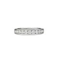 14KW Natural Diamond Chanel Set Wedding Band
