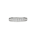 14KW Natural Diamond Chanel Set Wedding Band