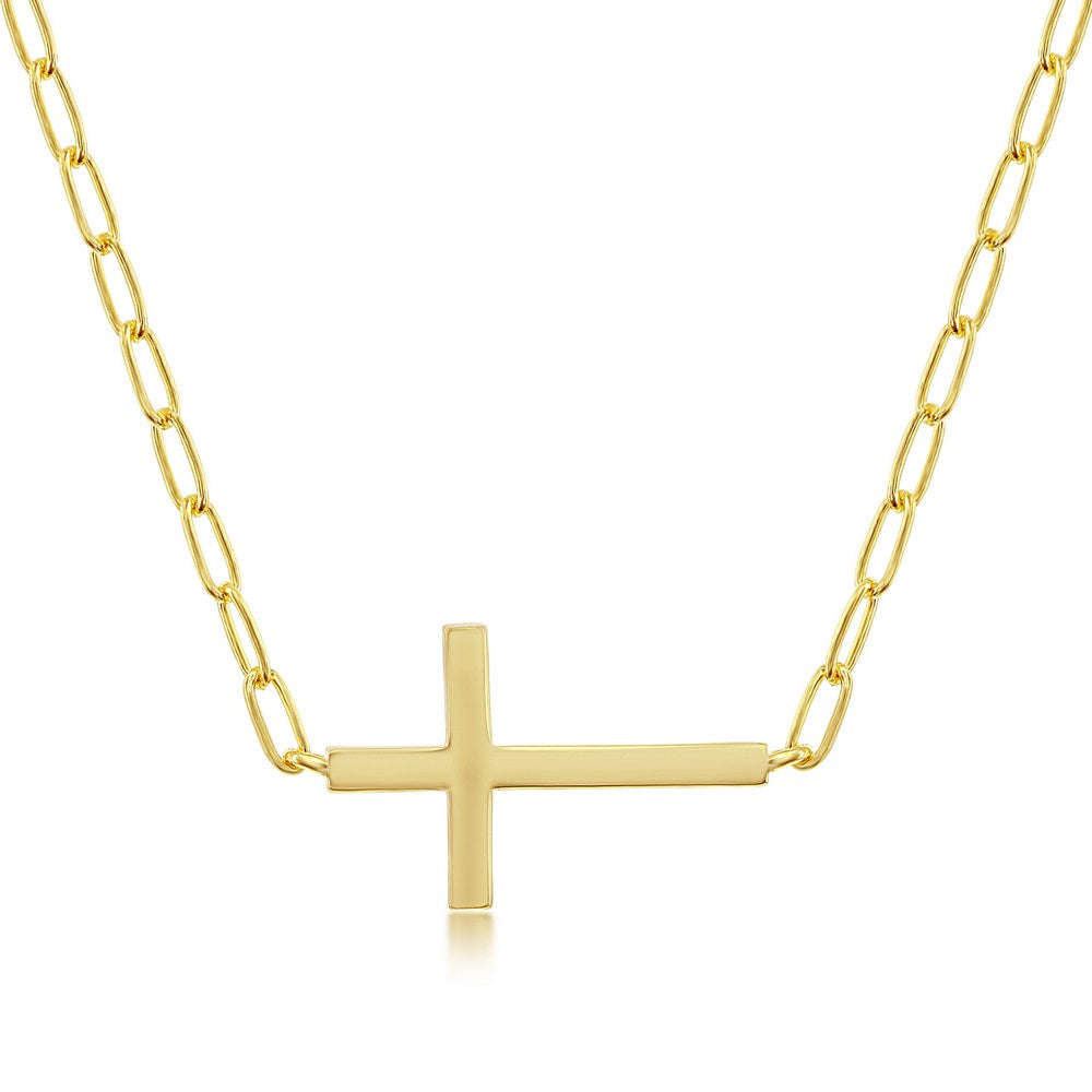 Sterling Silver Cross Necklace GP