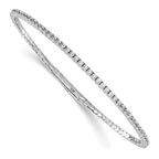 Sterling Silver Flexible Bangle Bracelet