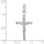 Sterling Silver Crucifix Cross Pendant (no chain)