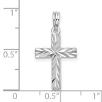 Sterling Silver Cross Pendant (no chain)