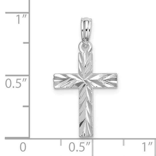 Sterling Silver Cross Pendant (no chain)