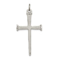 Sterling Silver Cross Pendant (no chain)