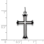 Sterling Silver Cross Pendant (no chain)
