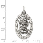 Sterling Silver St. Christopher Pendant