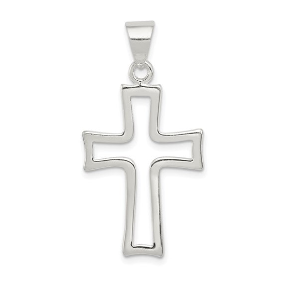 Sterling Silver Cross Pendant (no chain)