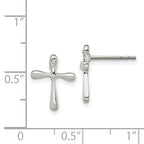 Sterling Silver Cross Earrings