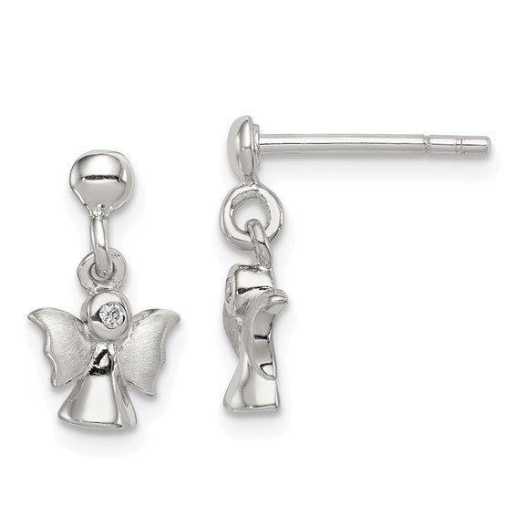 Sterling Silver Angel Earrings