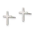 Sterling Silver Cross Earrings