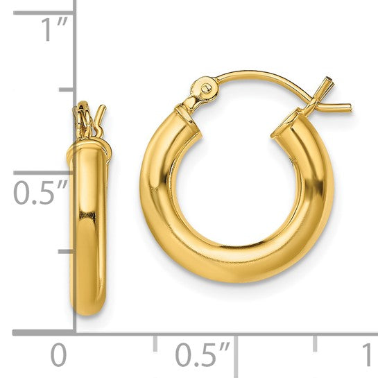 Sterling Silver GP Hoop Earrings