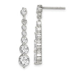 Sterling Silver Post Dangle Earrings