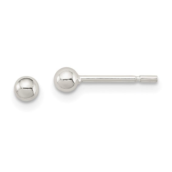 Sterling Silver Ball Earrings