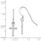 Sterling Silver Cross Earrings