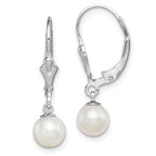 Sterling Silver FW Cultured Pearl Dangle Earrings