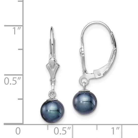 Sterling Silver FW Cultured Pearl Dangle Earrings