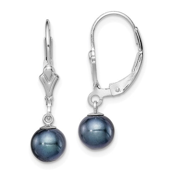 Sterling Silver FW Cultured Pearl Dangle Earrings