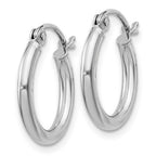 Sterling Silver Round Hoop Earrings