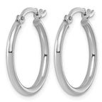 Sterling Silver Round Hoop Earrings