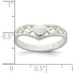 Sterling Silver Heart Ring