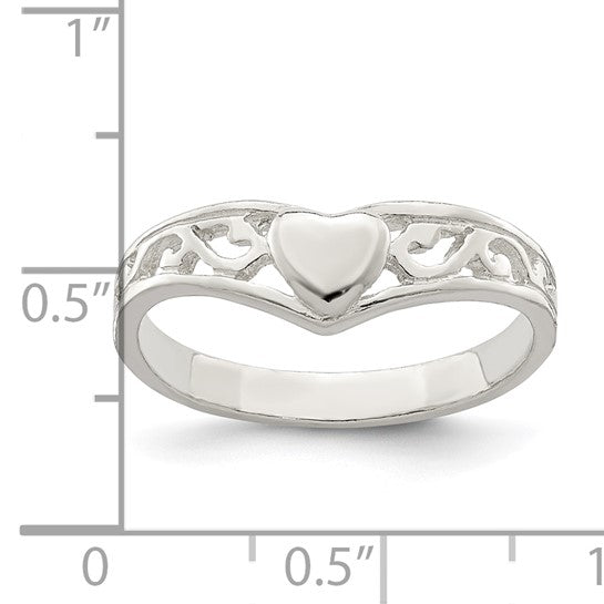 Sterling Silver Heart Ring