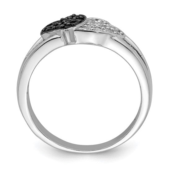 Sterling Silver CZ Heart Ring