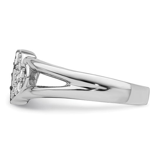 Sterling Silver CZ Heart Ring