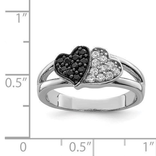 Sterling Silver CZ Heart Ring
